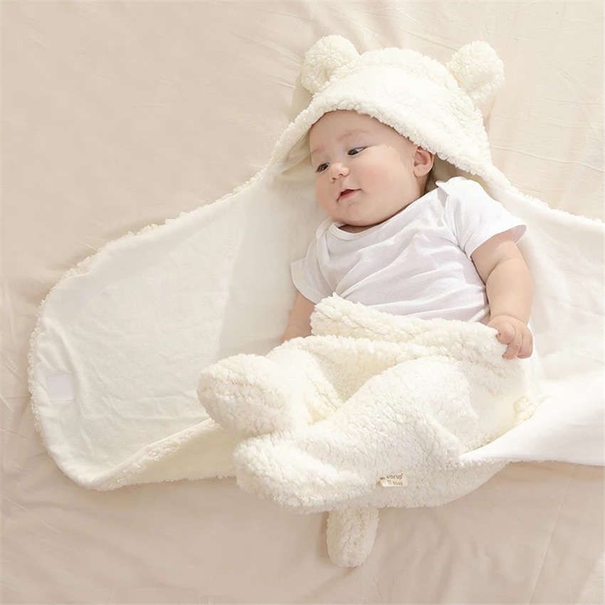 0-12M Unisex Autumn Baby Sleeping Bag Envelope For Newborn Baby Winter Swaddle Blanket Wrap Sleeping Bags Baby Bedding Sleepsack