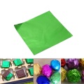 100pcs 8x8CM DIY Food Aluminum Foils Paper Packaging For Chocolate Candy Party Birthday Gift Decoration