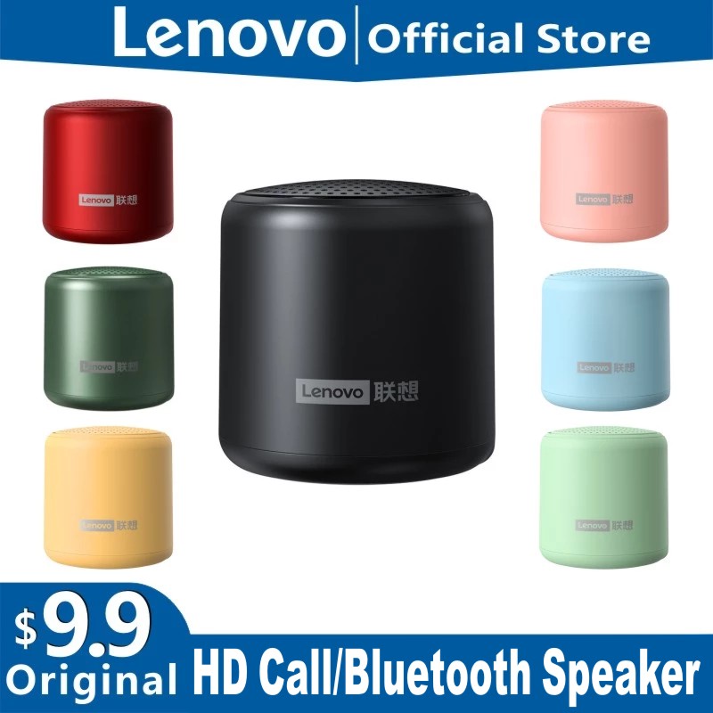 Lenovo L01 TWS Bluetooth Speaker Portable Outdoor Loudspeaker Wireless Mini Column Stereo Music Surround Bass Box Waterproof