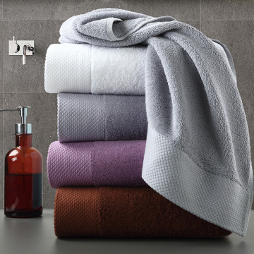 Large Thick Towel Set Modern Solid Color Cotton Bath Towel Bathroom Hand Face Shower Towels For Adults Kids Home toalla de ducha