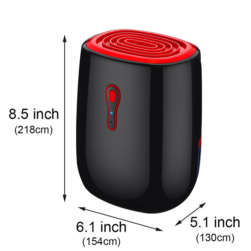 500ml Mini Dehumidifier For Home 25W Dehumidifiers Wardrobe Air Dryer Ultra-Quiet Clothes Dryers Moisture Absorber