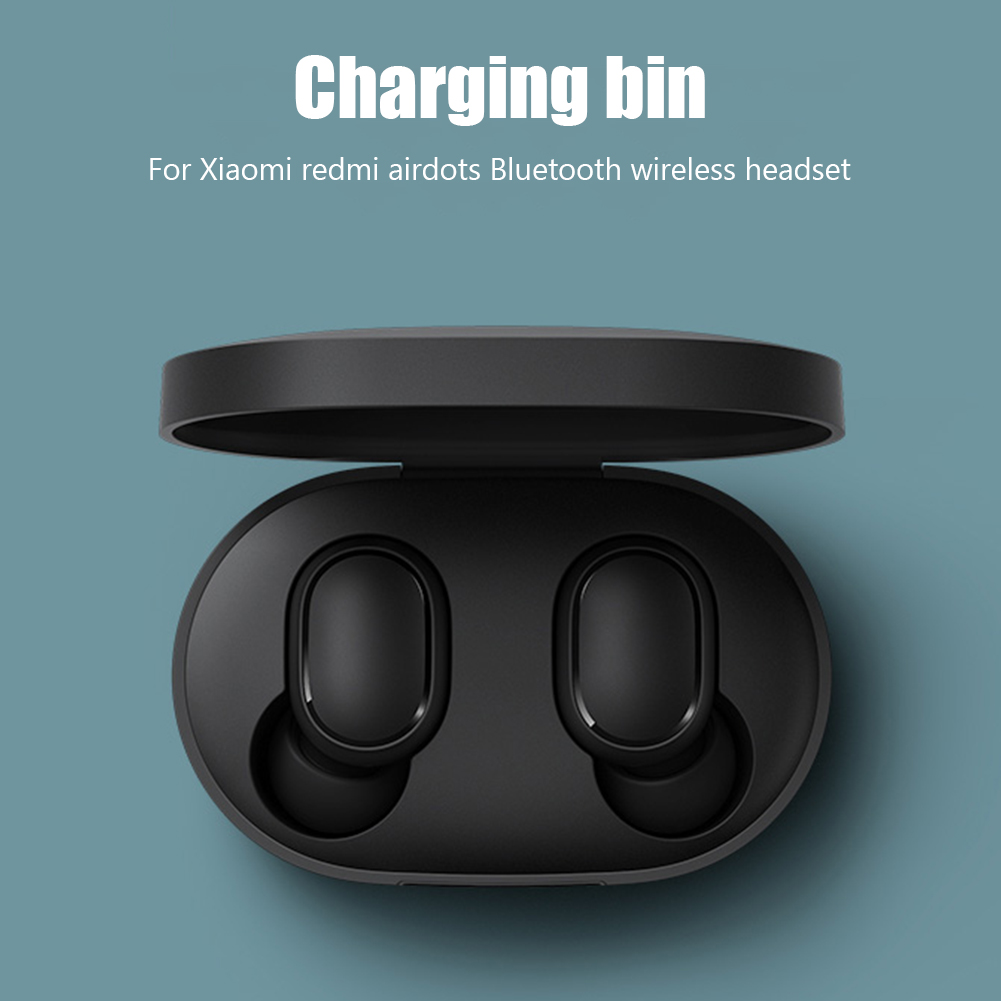 300mAh Charging Case with USB Cable with USB Cable for Xiaomi Redmi AirDots Earbuds Charger Box Accessories 300mAh Charging Case