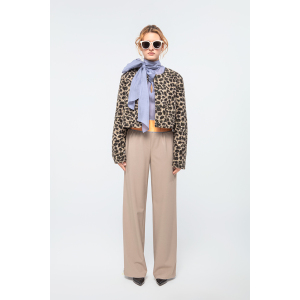 Women color-blocked and striped pants