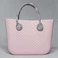 Custom O bag classic diamond EVA tote handbag