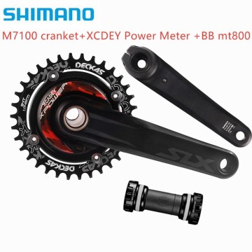 NEW Model Shimano SLX M7100 M8100 XCADEY XPOWER 104bcd Power Meter Deckas 104bcd chainring For M7100 M8100 M9100