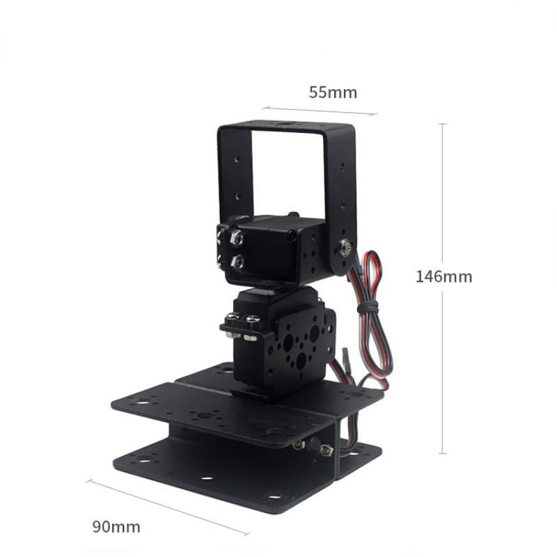 Controllable Electric Pan/Tilt Two-Degree-Of-Freedom Manipulator Horizontal And Vertical Rotation Robotic Smart Car Diy Dedicate