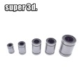 LLM6UU/M8UU/LM10UU/LM12UU/LM16UU Linear Bushing Bearings 6/8/10/12/16mm for Rods Liner Rail Shaft 3d printer CNC parts