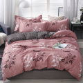 Bedding Set Bed Linen Duvet Cover and Pillowcase Home Flat Sheet Quilt Cover Comforter Case 240x220cm Bedclothes Couple Queen