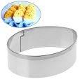 Easter Egg Shape Stainless Steel Cookie Cutter Cake Baking Chocolate Mold Fondant Pastry Biscuit Mould DIY Crafts 19QE