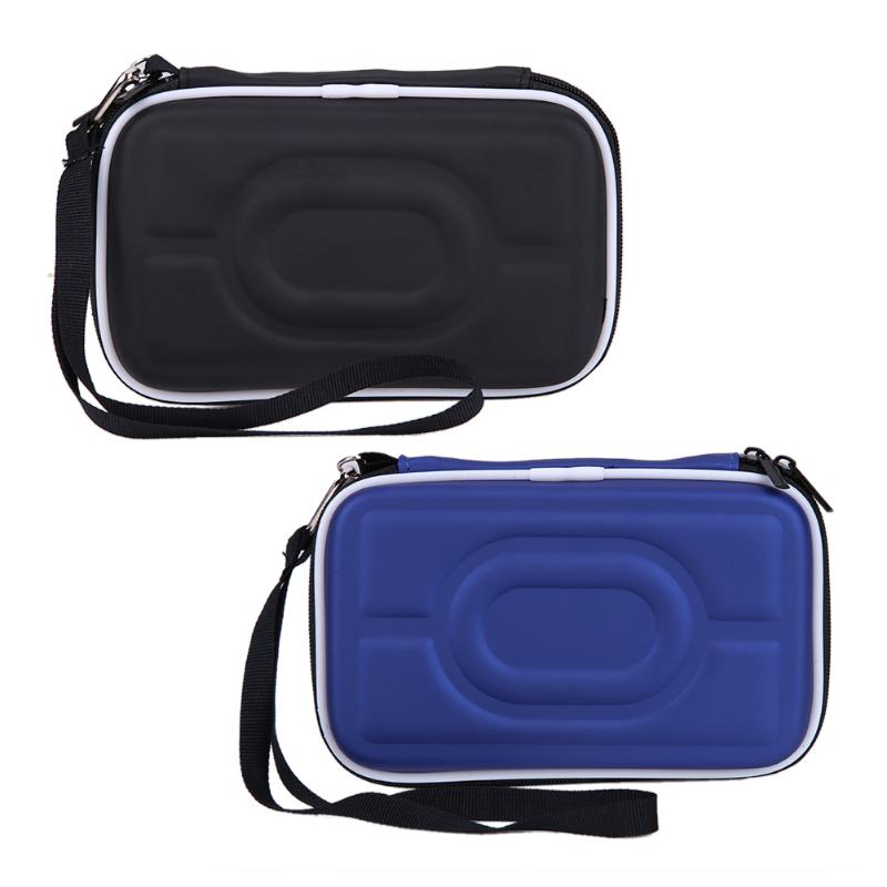 Portable Hard EVA Carrying Bag Zip-Up Closure Case Cover Pouch for 2.5 inch Hard Drive Earphones for MP3/MP4