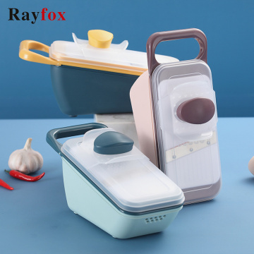 Multifunctional Vegetable Cutter Kitchen Tools Fruits Slicer Grater Peeler Potato Slicer Garlic Grind Mandoline Cooking Tools