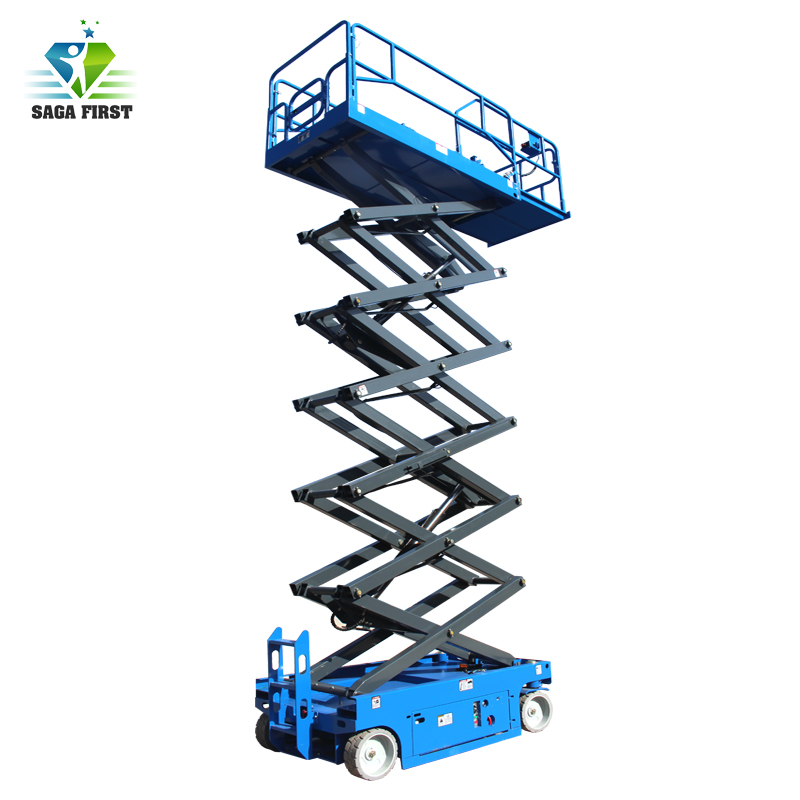 Aerail work platform man lifter hydraulic scissor lift for construction work