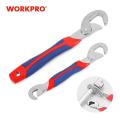 WORKPRO Adjustable Wrench Spanner Set Multi-Function Universal Quick Snap Soft Grip