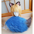 Anime BNA BRAND NEW ANIMAL Kagemori Michiru Cosplay Simulation Plush Cat Ears With Tail Claw Gloves Costume Prop Party Halloween