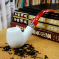 Sepio white jade red tail mouthpiece removable dry tobacco retro vintage tobacco hammer hammer smooth plus circle