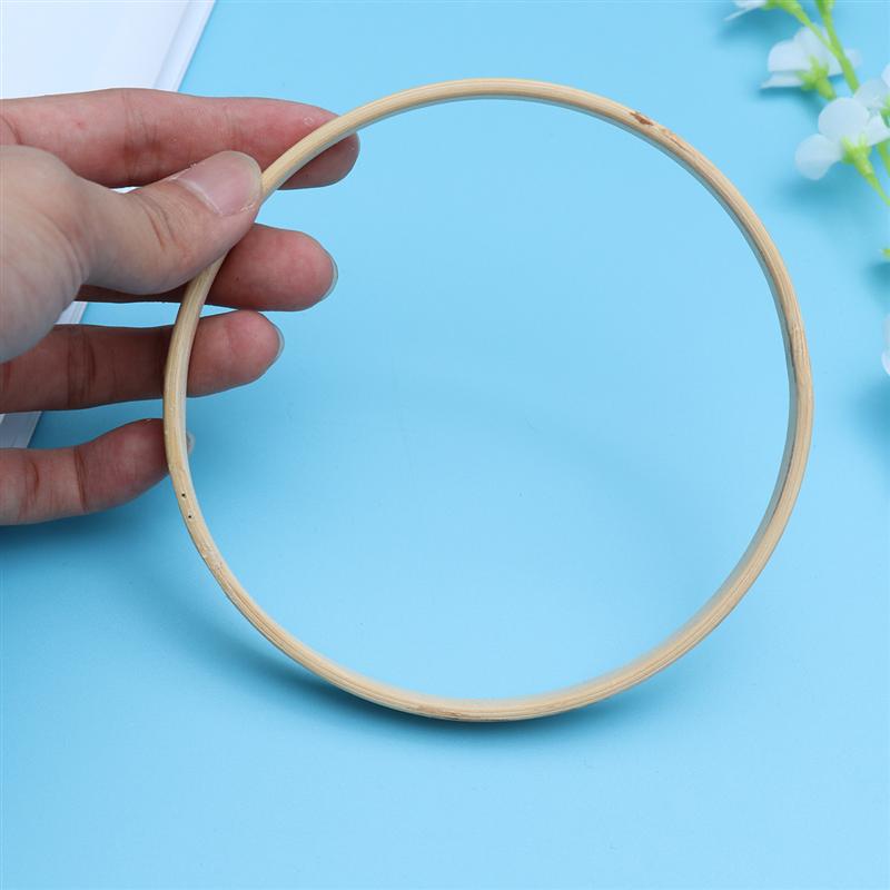 13.1-29cm Home Decor Bamboo Ring Embroidery Hoop Tool Dream Catcher Ring Bamboo Circle DIY Art Craft Round Catcher DIY Hoop