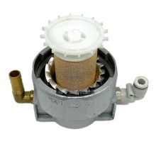 Circular machine oiler filter base