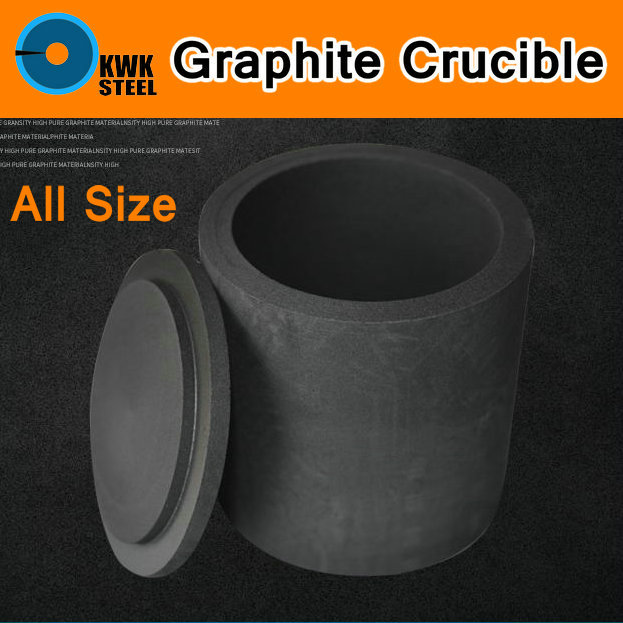 Graphite Crucible Pot with Cap Melting Metal Pure Graphite Crucible Cup Mould Melting High Temperature Resistance Gold Sliver
