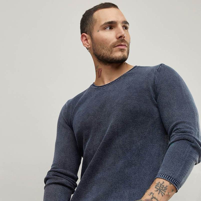 Mens Casual Vintage Pique T-Shirts