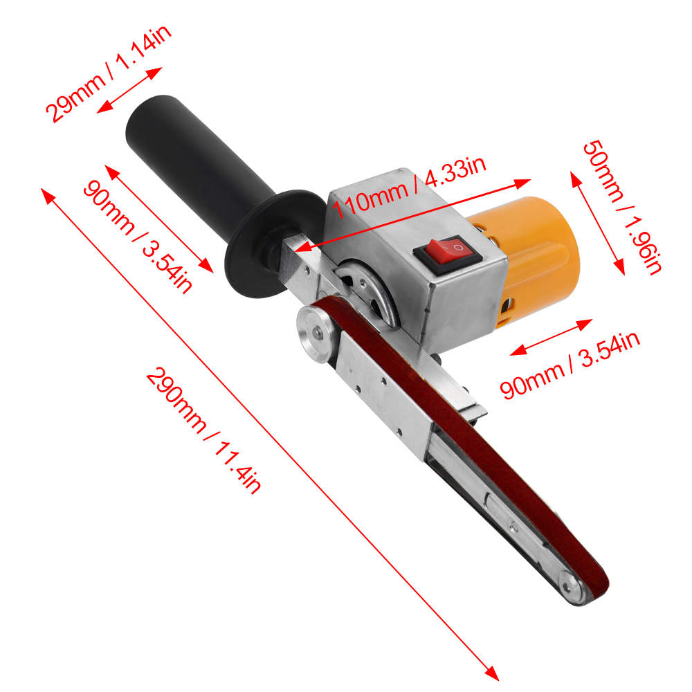 Polish Tool Multifunctional Handheld Mini Sanding Machine Angle Grinder Micro Polishing Polisher Electric Belt Sander Machine