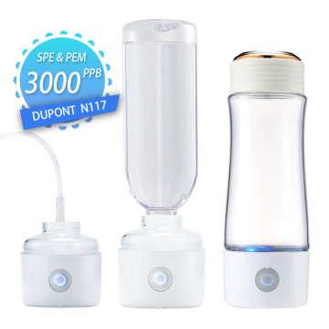 Latest Best Selling SPE and PEM Dupont N117 Membrane up to 3000ppb Hydrogen water generator with breath hydrogen gas device