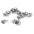 12pcs Stainless Steel Replacement Shoes Spikes Fits All Athletics Running Track Field Anti-slip Shoe Grippers Cleats Spikes