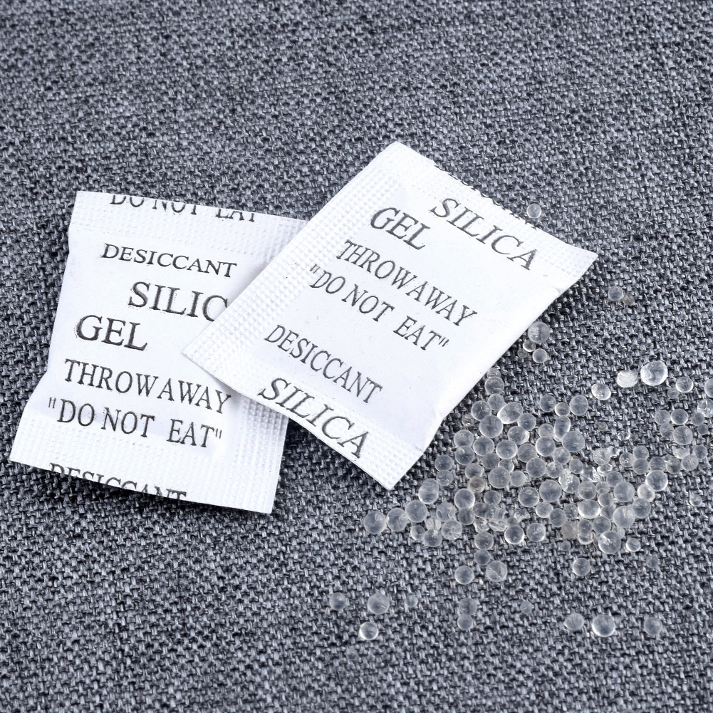 50/100/200 Packs Non-Toxic Silica Gel Desiccant Damp For Dehumidifier Accessories Absorber Bags Kitchen Room Living Moisture
