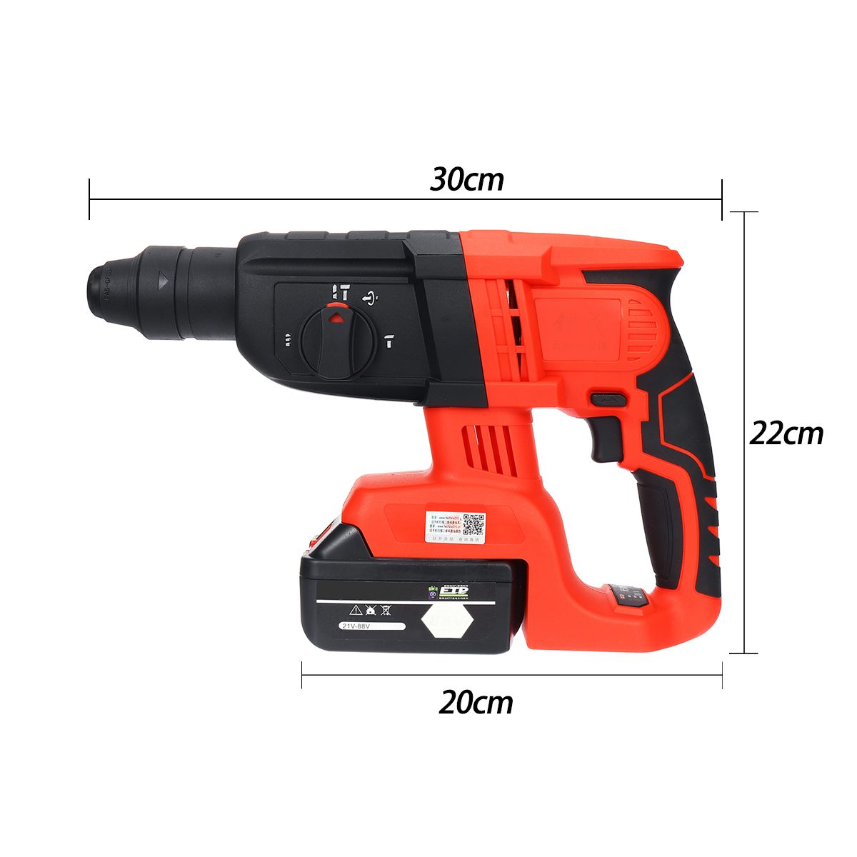 3 IN 1 88V/128V/228V 110-240V Multifunction Electric Cordless Brushless Hammer Impact Power Drill with Lithium Battery