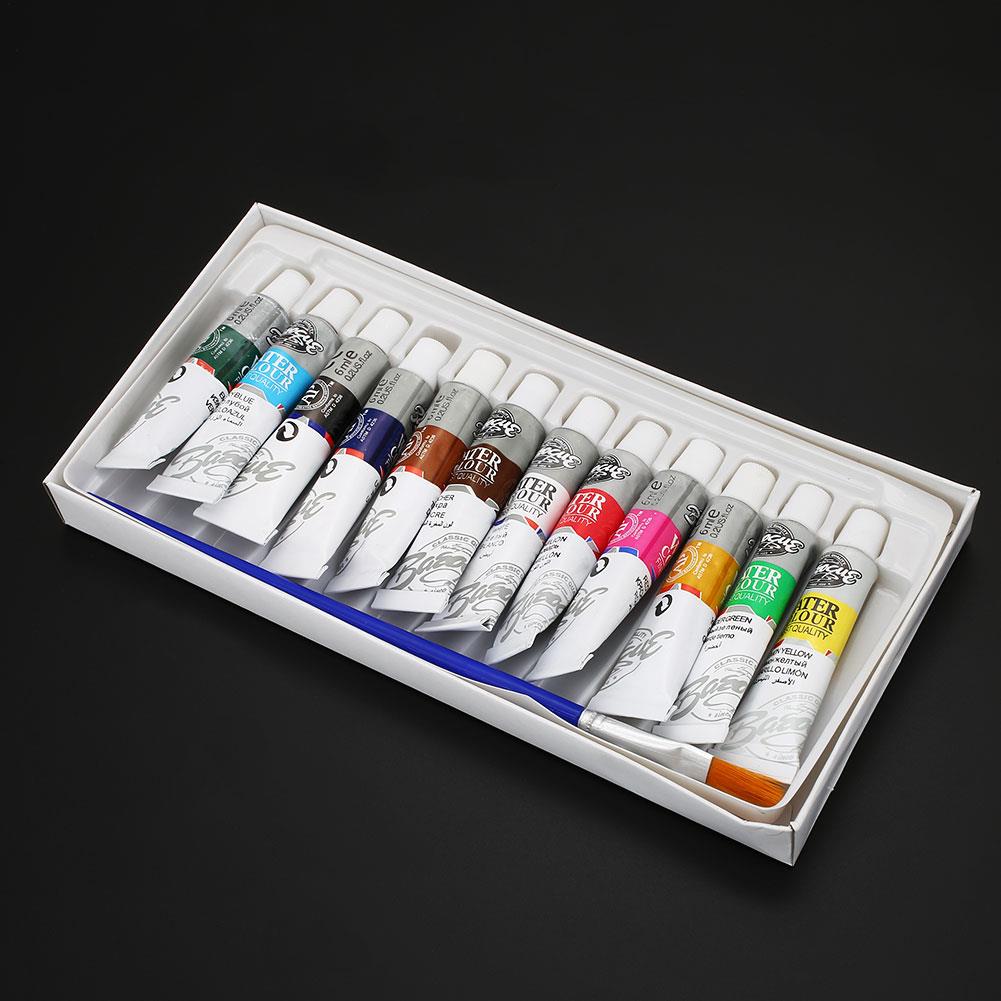 Oil Painting Set Oil Painting Supply Paints Supplies Painting Art Brush Pen Oil Paint Pen 6ml 12 Colors Color Free Acrylic Tube