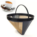 Easy Clean Washable Reusable Permanent Coffee filter Drip coffee funnel filter cup Fine Mesh Coffee Maker Machine accessories