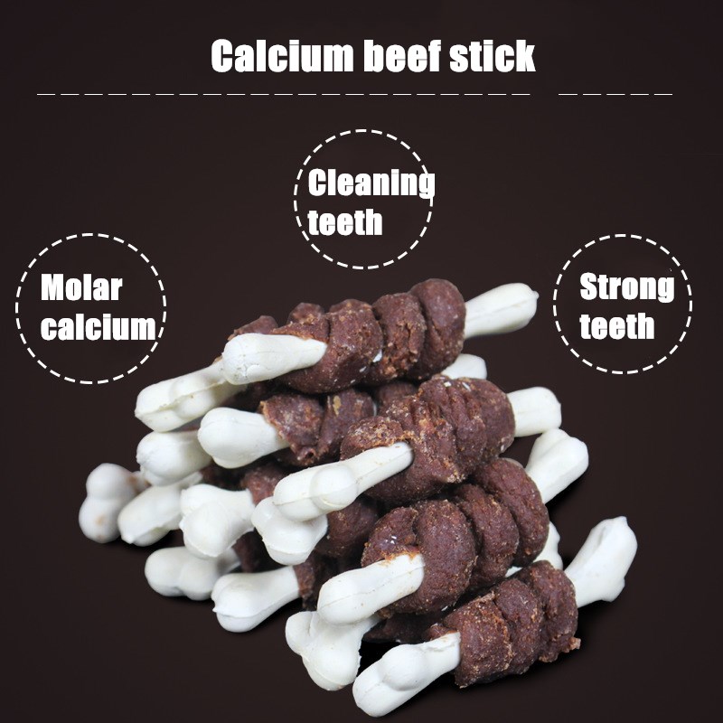 Pet food beef cleansing bone stick dog food nutrition healthy delicious calcium bone clean teeth molar pet training reward food