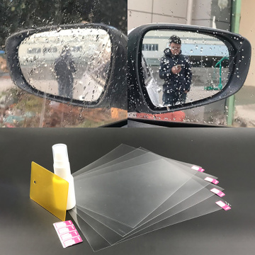4PCS/Set Hydrophobic Film Rearview Mirror Rainproof Driving Safe Scratch-Resistant Stickers Waterproof Car Mirror Film