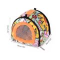 Portable Small Pet Travel Bag Hamster Carrier Breathable Outdoor Hedgehog Bag A69D