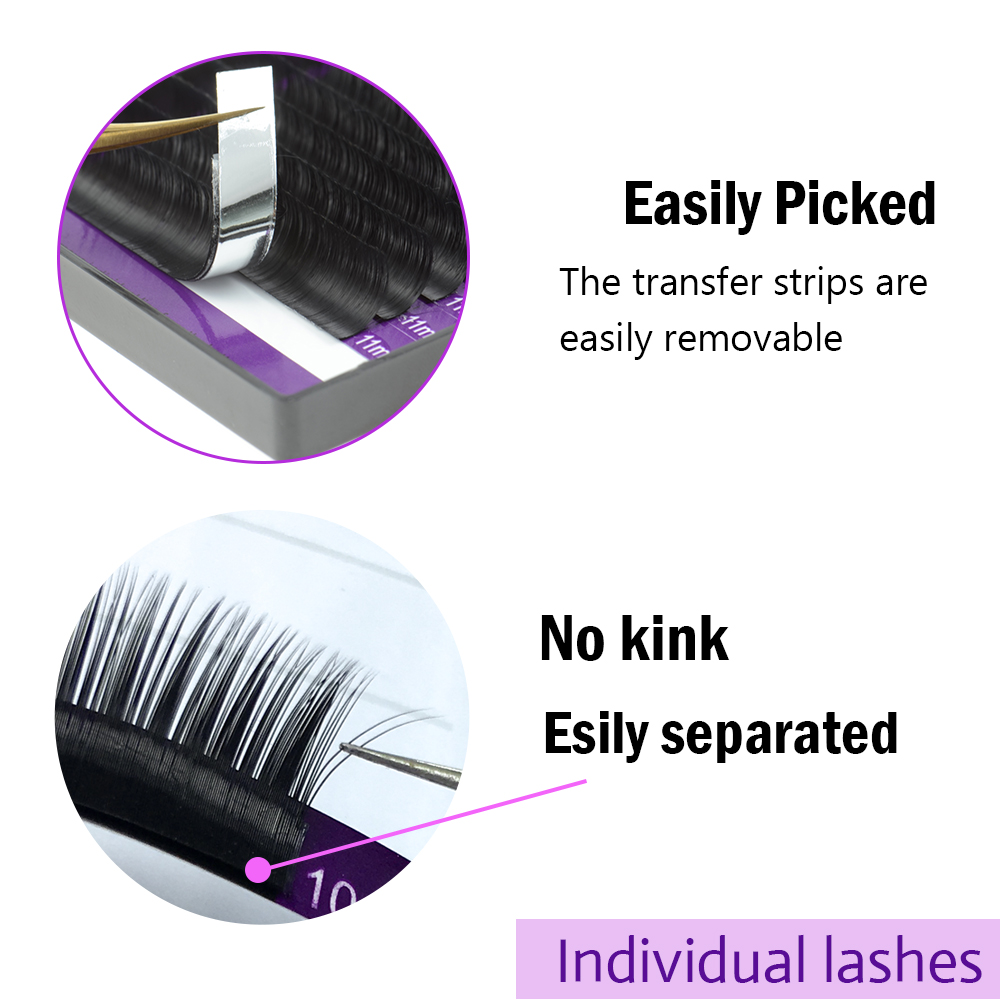 NAGARAKU High quality mink eyelash extension,individual eyelashes,natural eyelashes,fake false eyelashes