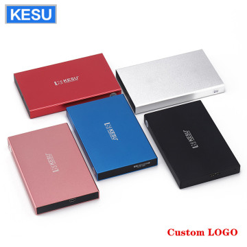 KESU External Hard Drive Disk Custom LOGO HDD USB2.0 60g 160g 250g 320g 500g 750g 1tb 2tb HDD Storage for PC Mac Tablet TV