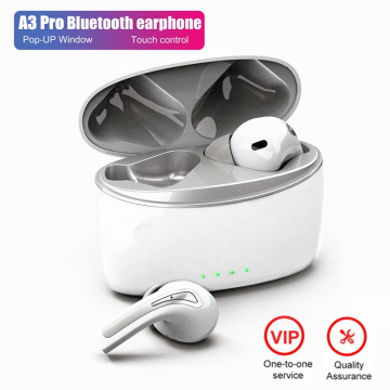 2020 New A3 Pro TWS Bluetooth Earbuds Stereo Sound HIFI Sport Wireless Earphone InEar VS Other hot products With smart chargin