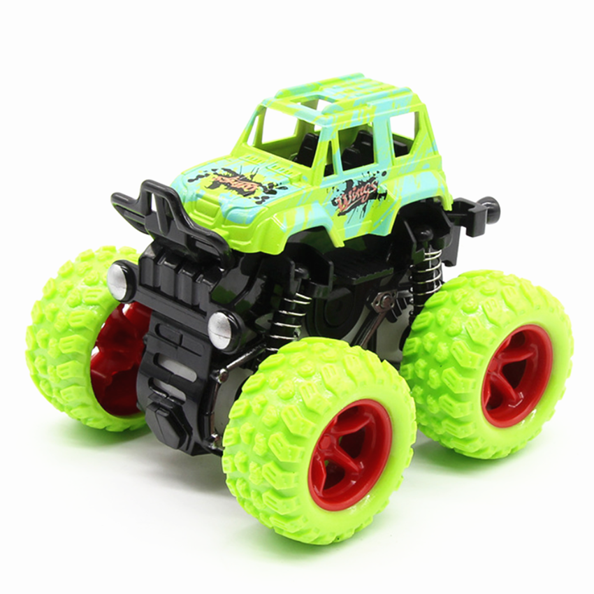 Car Plastic Friction Stunt Car Juguetes Carro Kids Toys For Boys Mini Inertial Off-Road Vehicle Pullback Children Toy