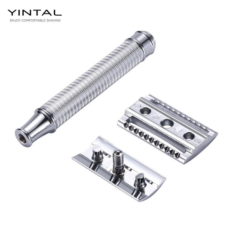 Stainless Steel Double Edge Razor Shaving For Metal Men's Classic Manual Razors Dual Edge Shaver