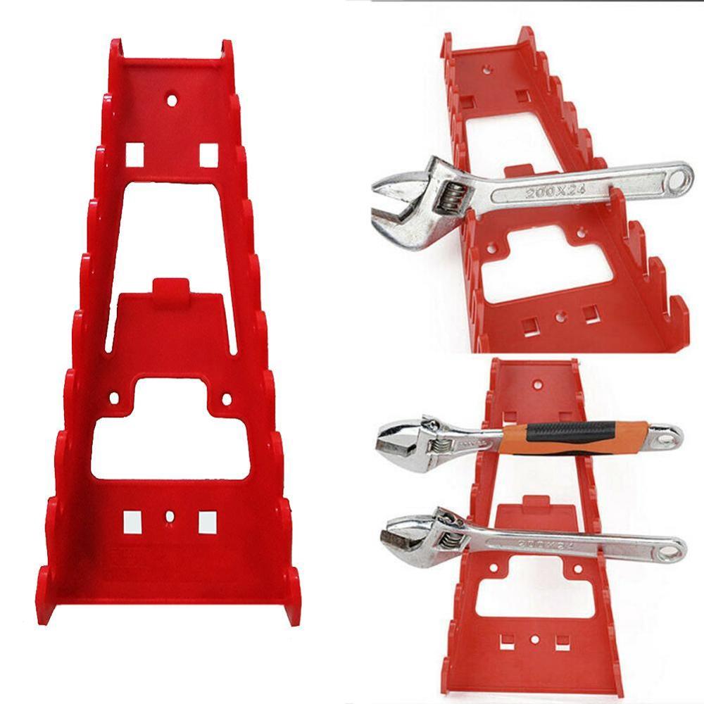 Plastic Wrench Organizer Tray Sockets Storage Tools Holder Standard Holders Wrench Rack Spanner Sorter