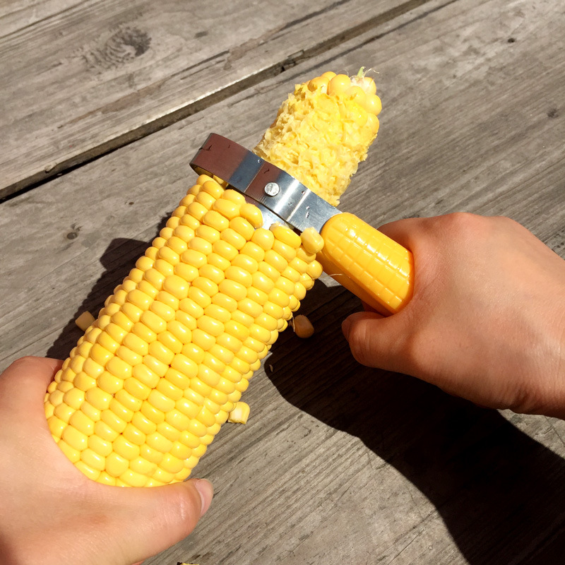 HOT SALE Household MultifuncTional Corn Peeling Artifact Handheld Stainless Steel Corn Granulator