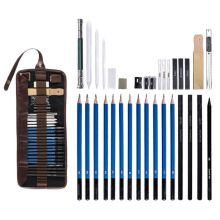 32pcs Professional Sketching Drawing Set Graphite Charcoal Pencil Kit Carrying Bag for Art Students School Painting Supplies