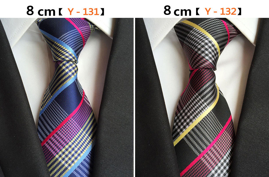 Mens Tie Narrow Version of Silk Paisley Jacquard Woven Necktie Male 8cm Formal Business Casual Professional Work Father's Gift