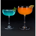 Free Shipping 2PCS Crystal Coupe Cocktail Glasses Martini Glass Set of 2