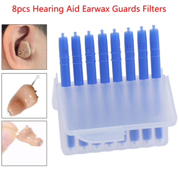 1 Set=8pcs Disposable Hearing Aid Protection Wax Guard Earwax Filters Prevents Earwax Cerumen From Hearing Aids For Heathy Care