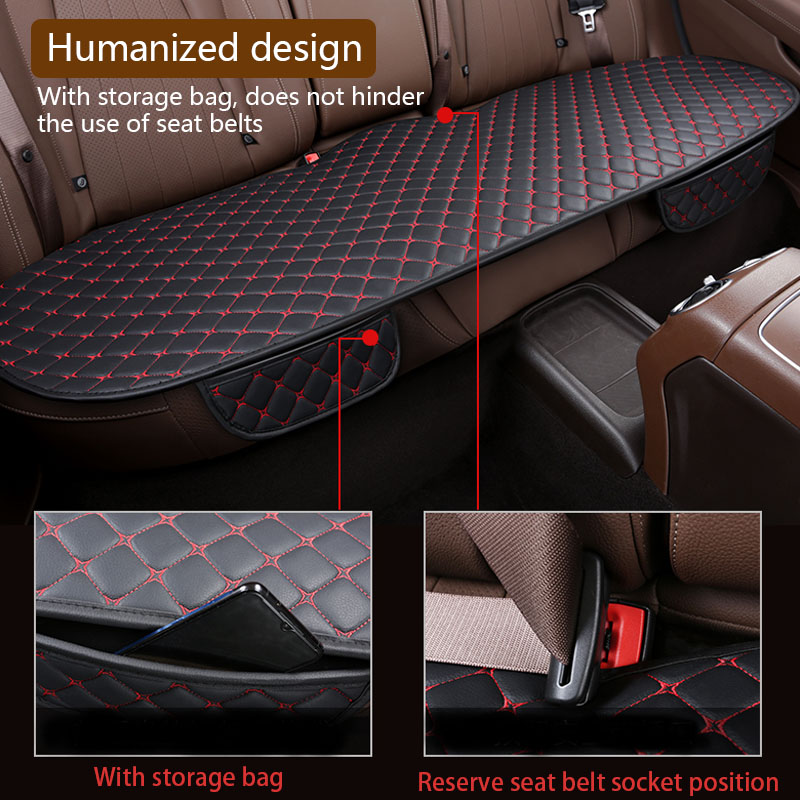 Leather Car Seat Covers Set Universal Car Seat Protector Auto Seats Cushion Mats Cover Pad Carpets Diamond Sewing Accessories