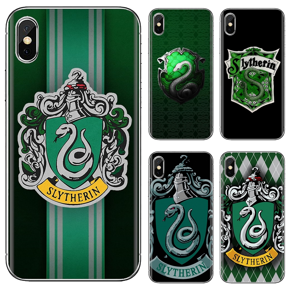 For Huawei P8 P9 P10 P20 P30 P Smart 2019 Honor Mate 9 10 20 8X 7A 7C Pro Lite Silicone Shell Case House Slytherin Logo Poster