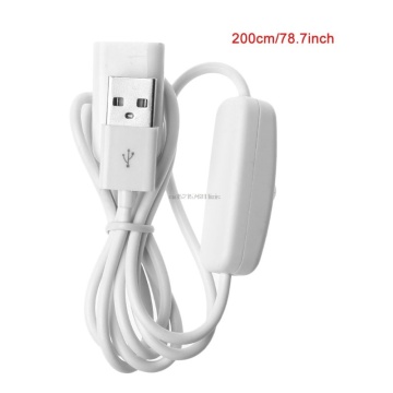 New USB 2.0 Male to Female Extension Data Cable With ON/OFF Switch for PC Laptop USB Flash Drive Card Reader Hard Drive
