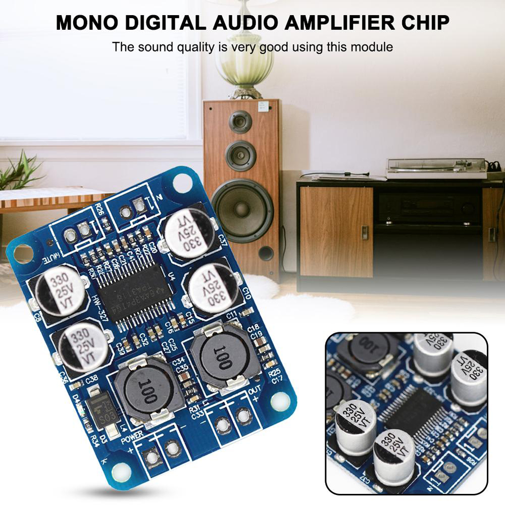 TPA3118 PBTL Single Track 60W Digital Audio Power Amplification Board Amplifier Module