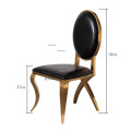 Postmodern Stainless Steel Dining Chair Nordic Home Luxury Negotiation Chair Living Room Furniture Hotel Dining Chairs