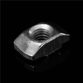 100 pcs M5 Hammer Nut Carbon Steel Aluminum Connector T Fastener Sliding Nut